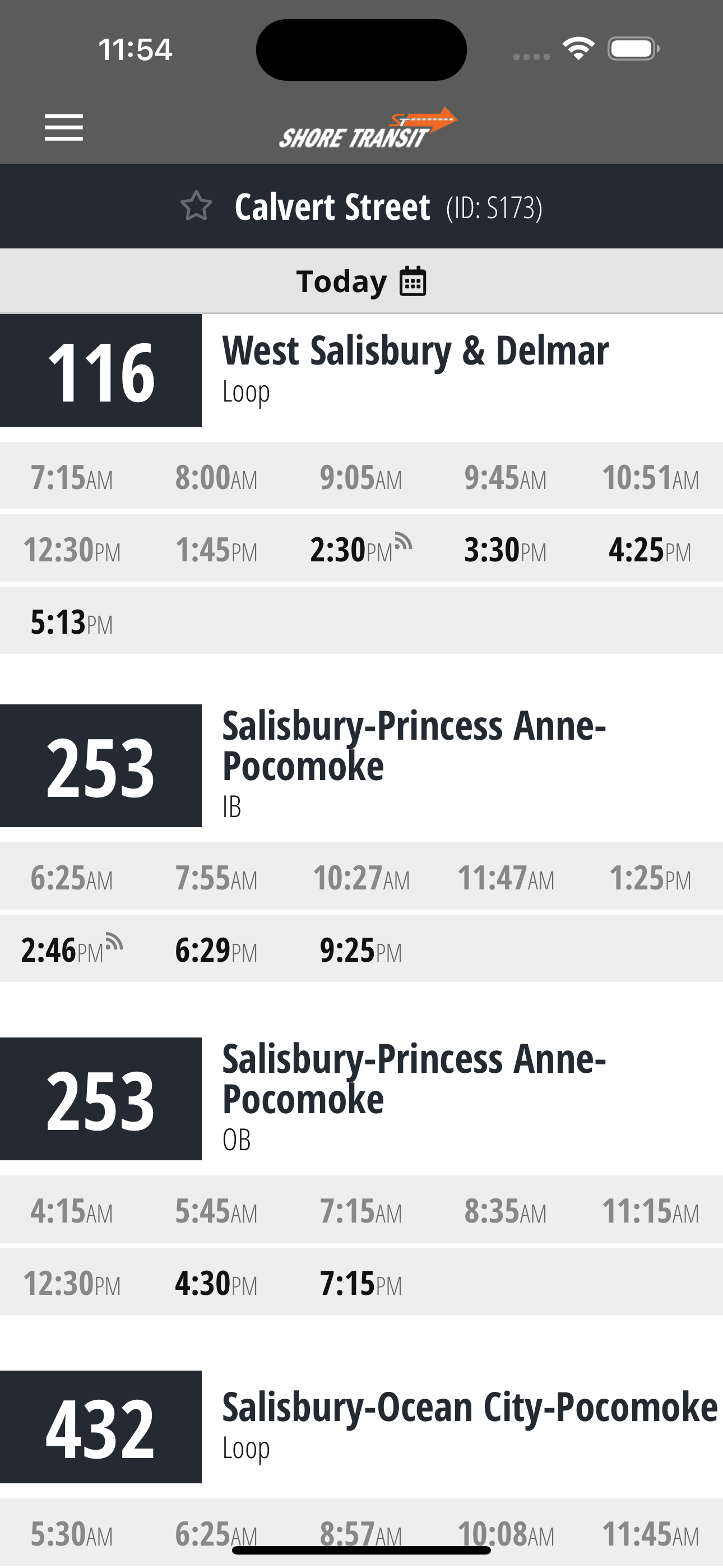 Shore Transit: Bus Tracker screenshot 6
