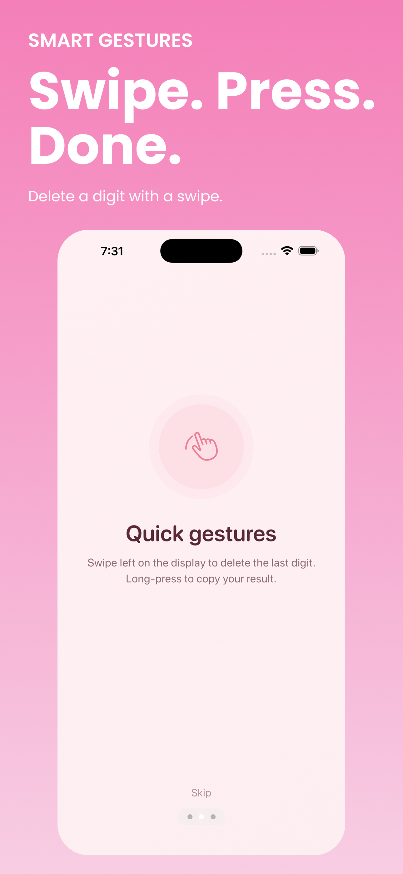 Pink Calculator (No Ads) screenshot 4