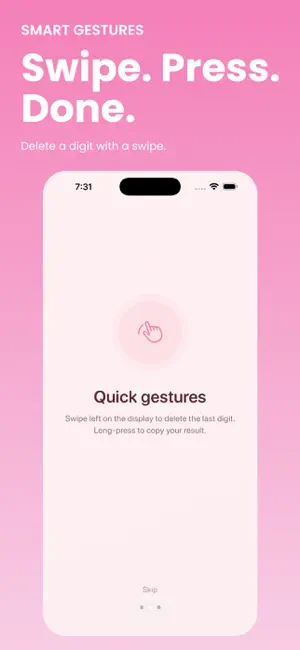 Pink Calculator (No Ads) screenshot 4