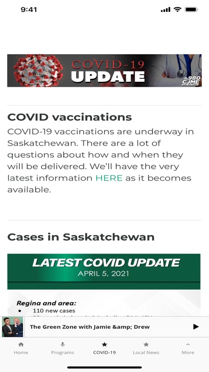 980 CJME News Talk Sports screenshot-3