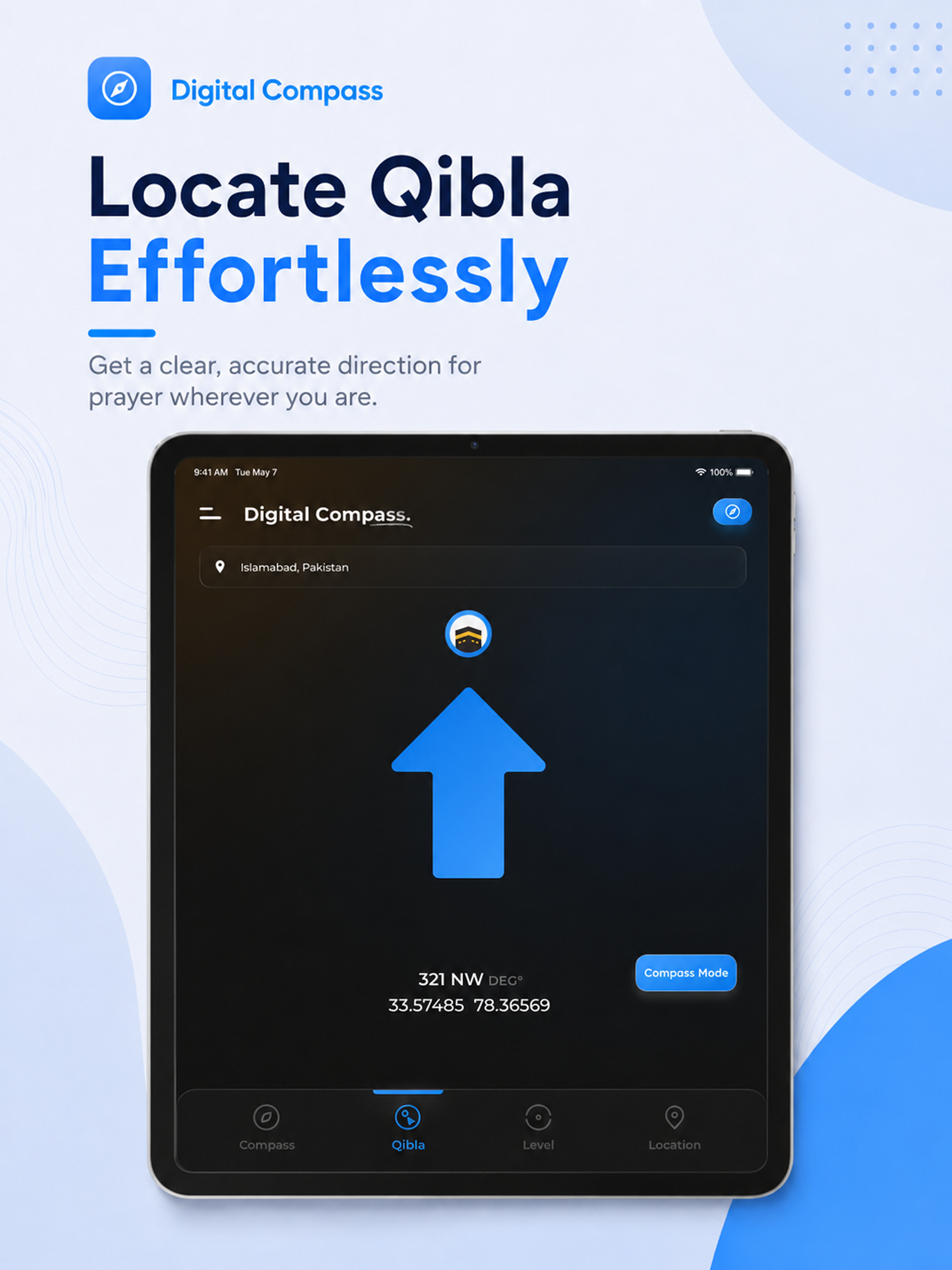 Qibla Finder Compass App