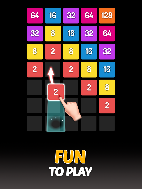 Screenshot #4 pour X2 Blocks : 2048 Number Puzzle