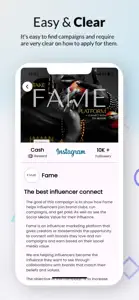 Fame Influencer app screenshot #4 for iPhone