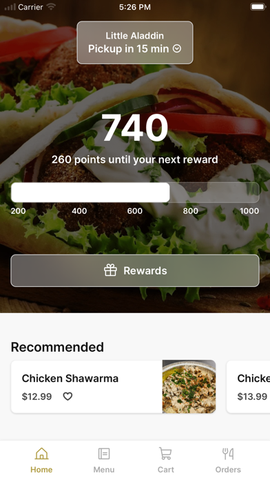 Little Aladdin iPhone screenshot 1 - Food & Drink app