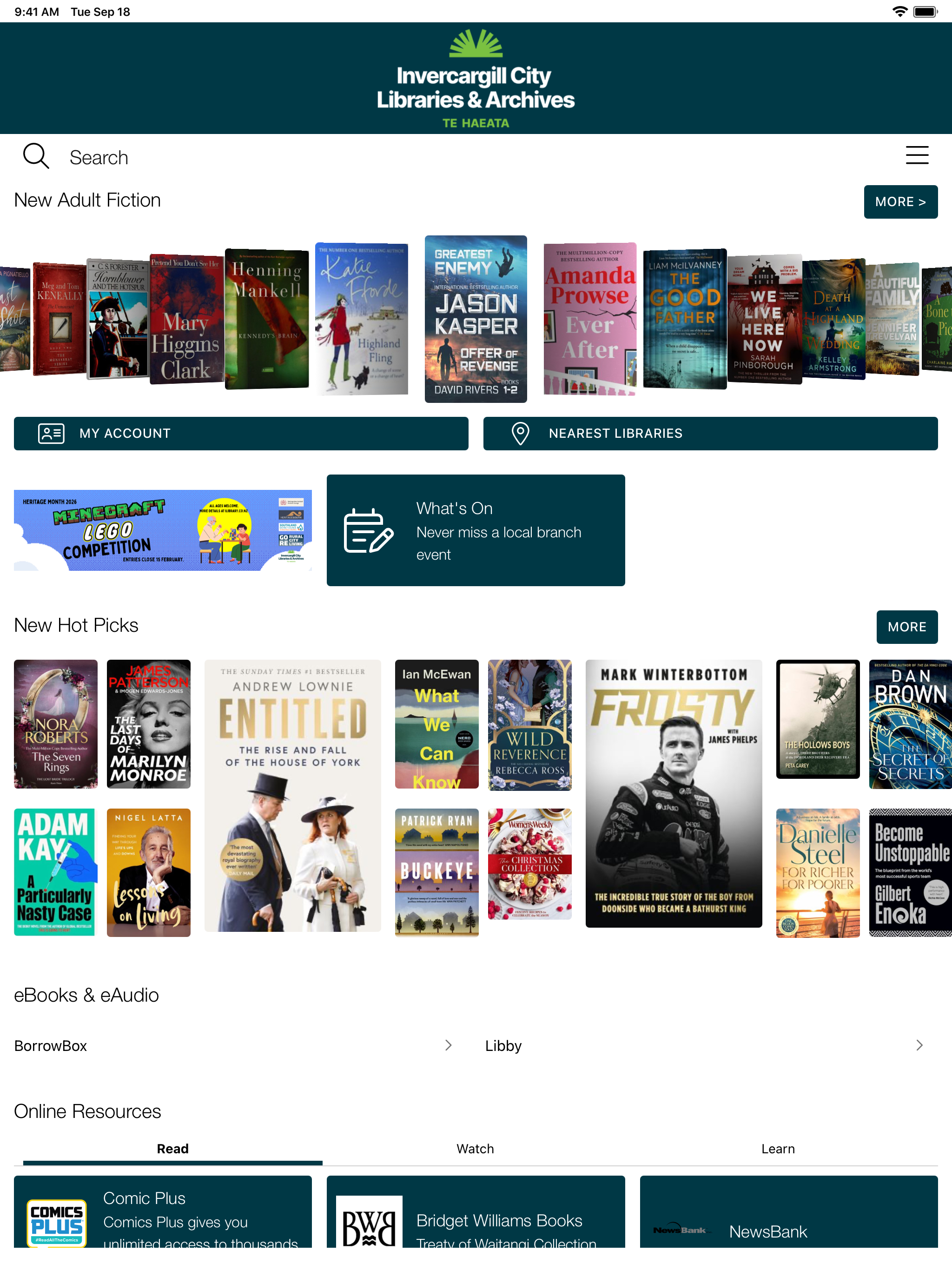 Invercargill City Libraries screenshot 7