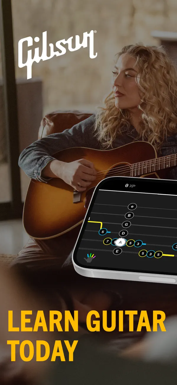 Screenshot #1 pour Gibson - Learn Guitar