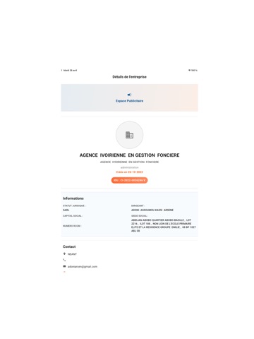 Annuaire IDU iPad screenshot