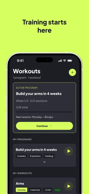 UGain - Fitness & Training screenshot 1