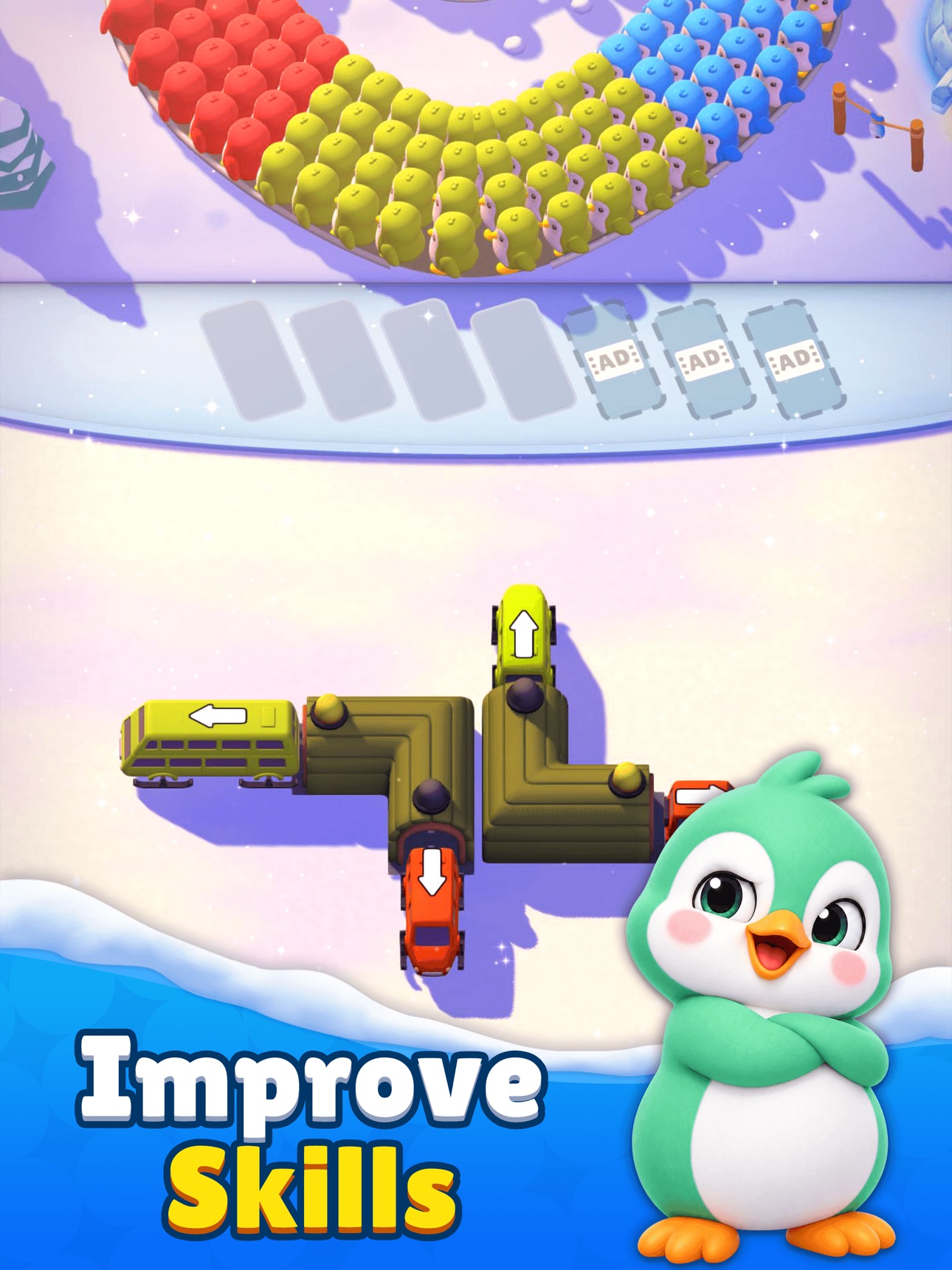 Screenshot 9 of Bus Flow Master - Penguin Trip