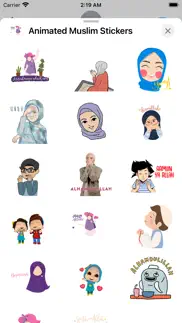 animated muslim stickers iphone screenshot 2