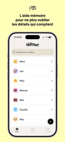 Fellows - Aide mémoire screenshot