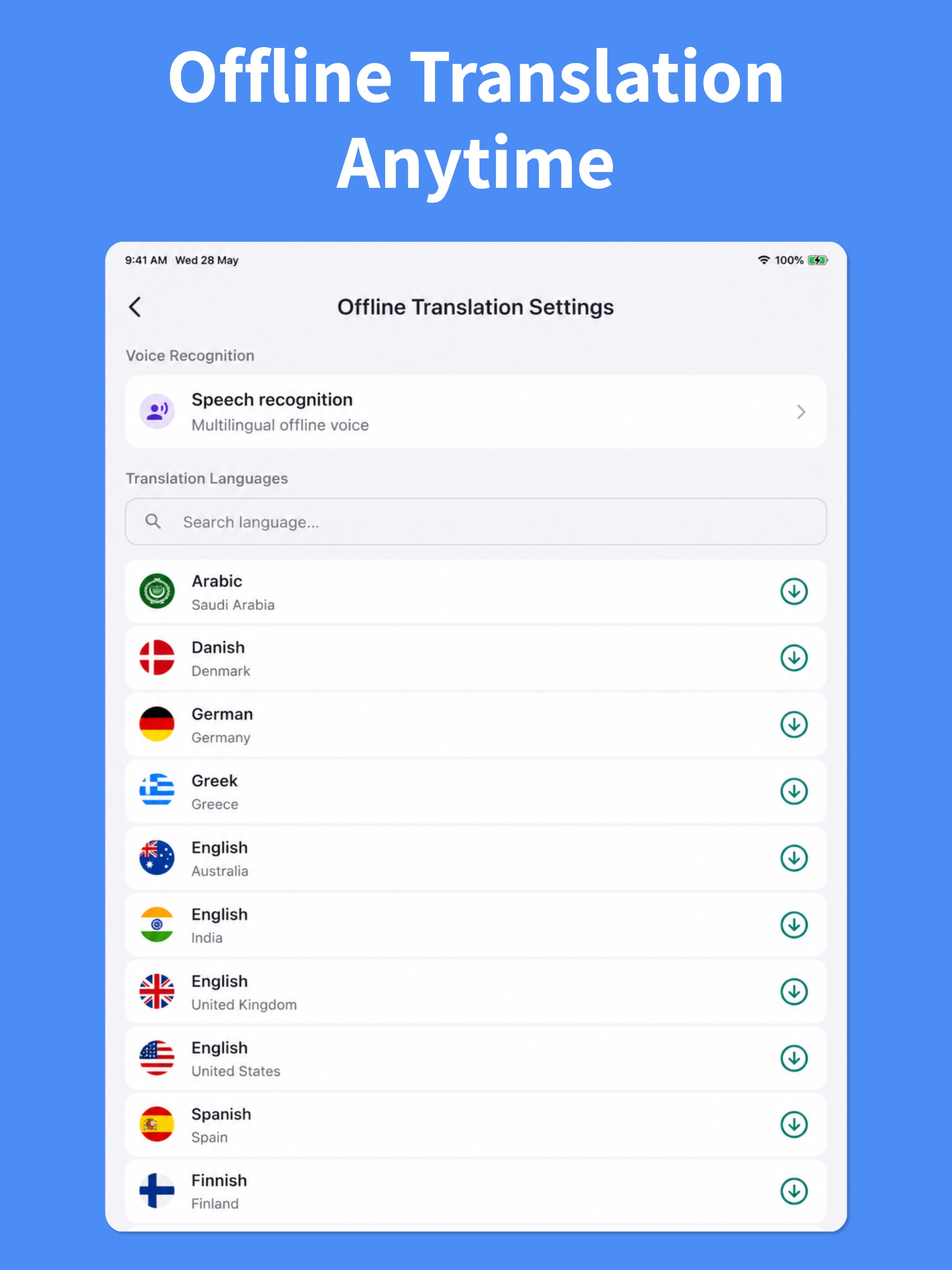 English Translator : Voice AI