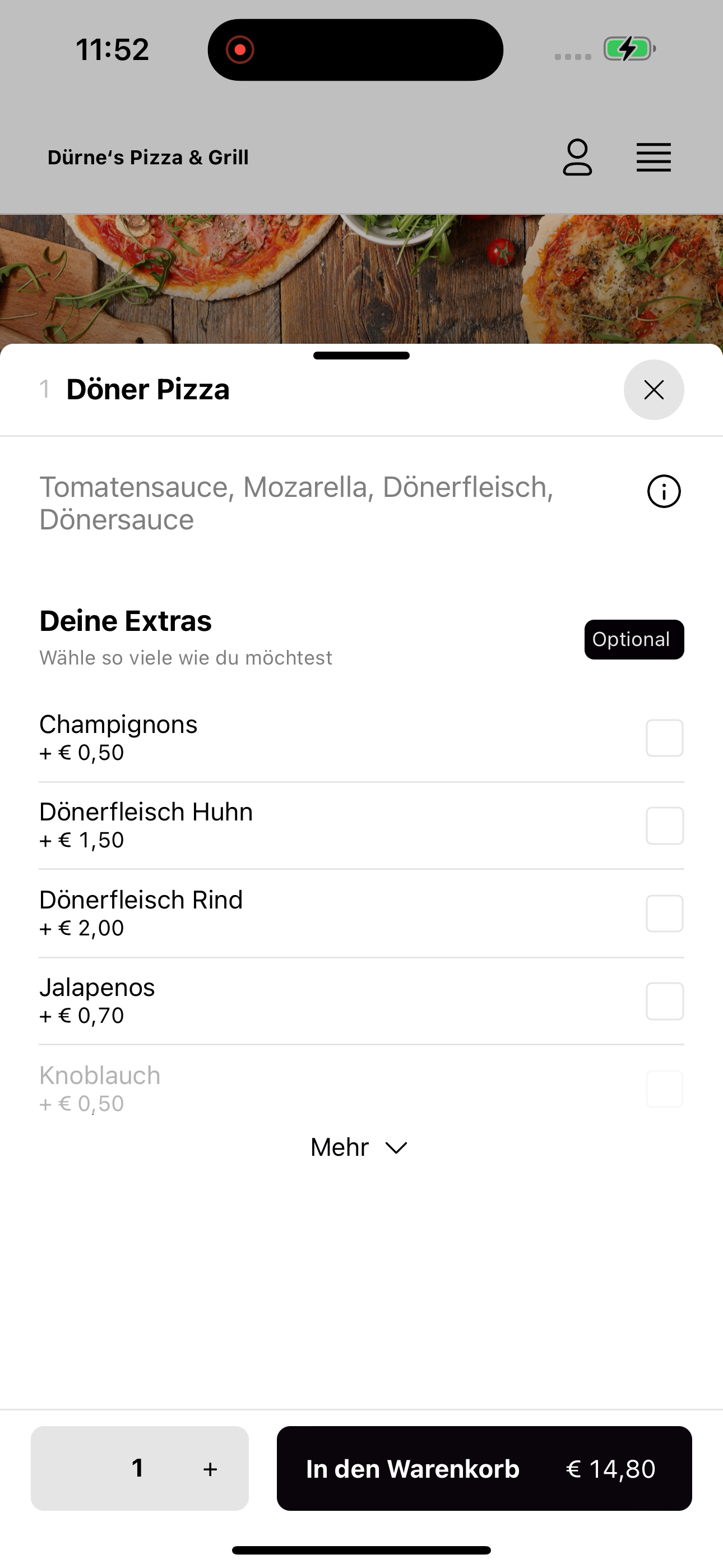 Dürne‘s Pizza & Grill screenshot 7