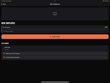 YESA Grad iPad screenshot