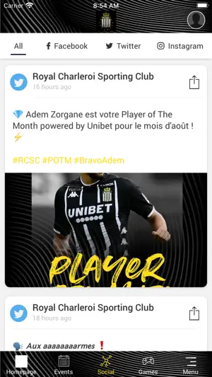 Royal Charleroi Sporting Club screenshot 3