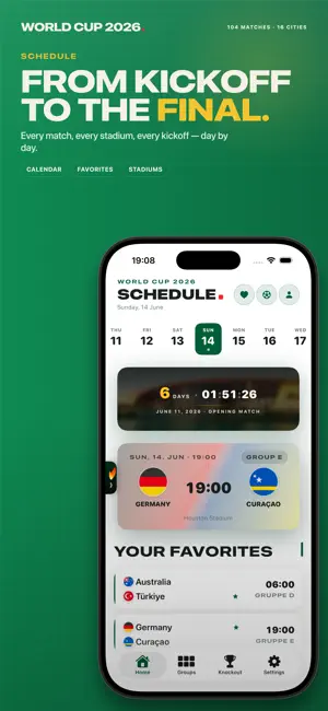 ワールドカップ2026 ライブ iPhone screenshot 1