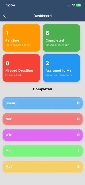 QMS - inspection screenshot 2