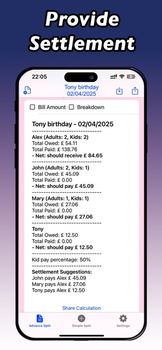 SplitBillHero Screenshot 2 of 4