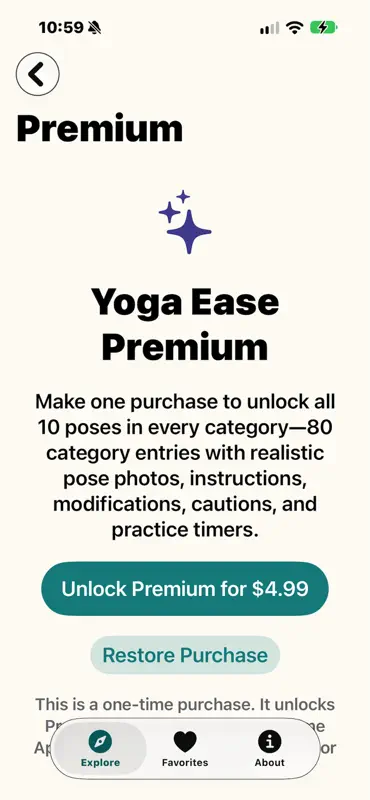 Yoga Ease: Gentle Poses screenshot 4 of 5