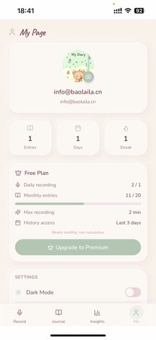 Echo: Your AI Diary screenshot