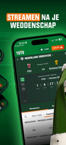 TOTO Sport: wed live op sport iPhone screenshot 3