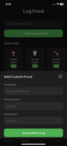Protein Daily iPhone screenshot
