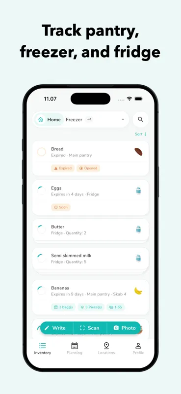 NoWaste: Food Inventory List screenshot 4 of 10
