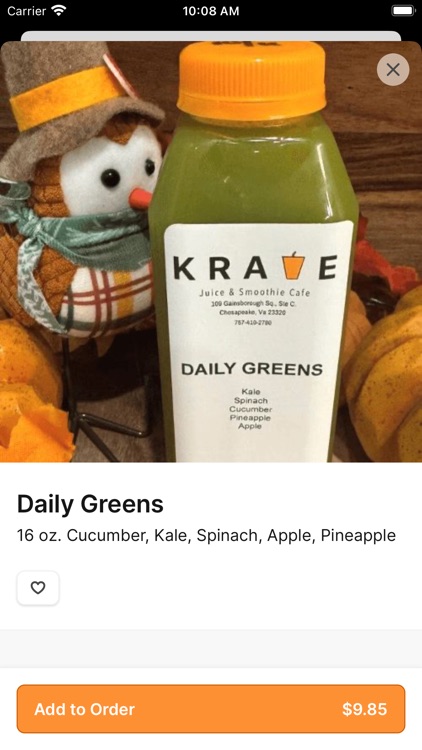 KRAVE Juice Bar screenshot-3
