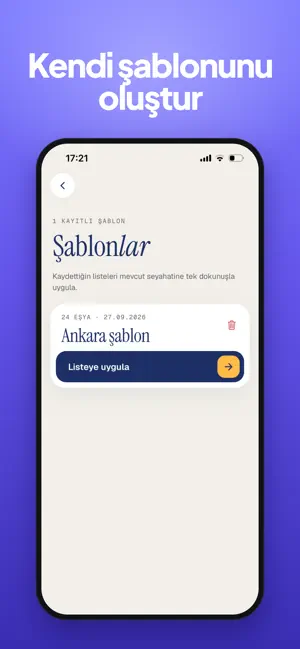 Akıllı Bavul Planlayıcı screenshot 4