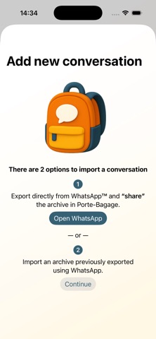 Porte Bagage screenshot