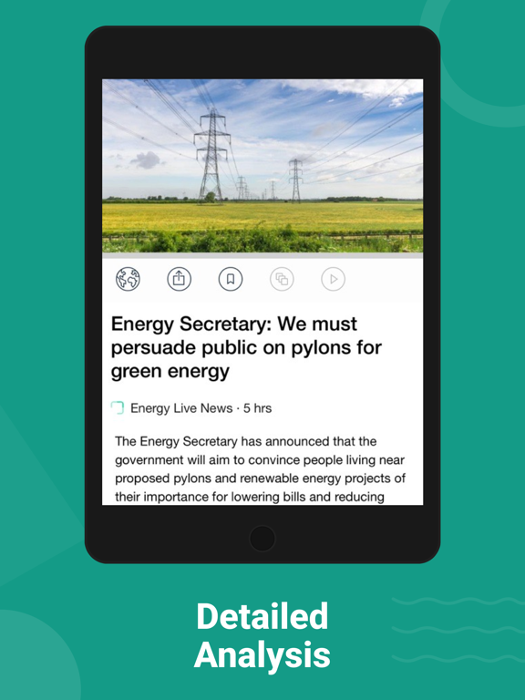 Energy & Oil News Updates iPad screenshot 5 - News app