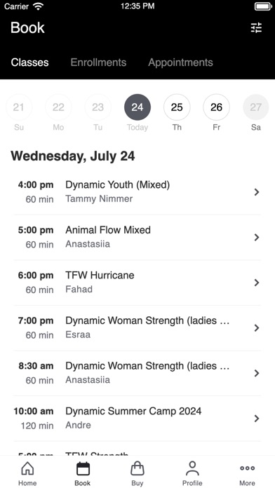 Dynamic Fitness BH Screenshot