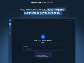 Infomaniak Euria iPad screenshot 2