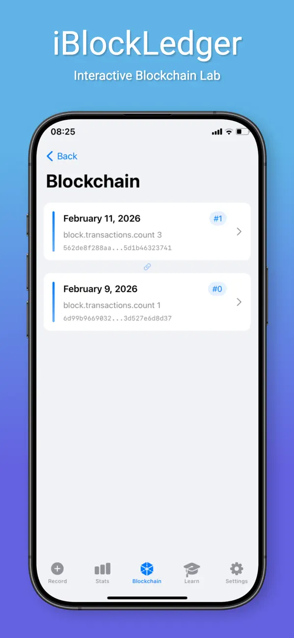 #4. iBlockLedger (iOS) Ved: Naihe Hu
