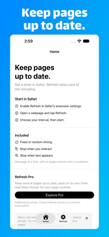Refresh | Web Screenshot 1 of 3