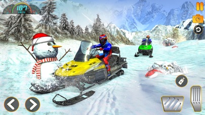 Extreme Snowmobile Racing Game Screenshot