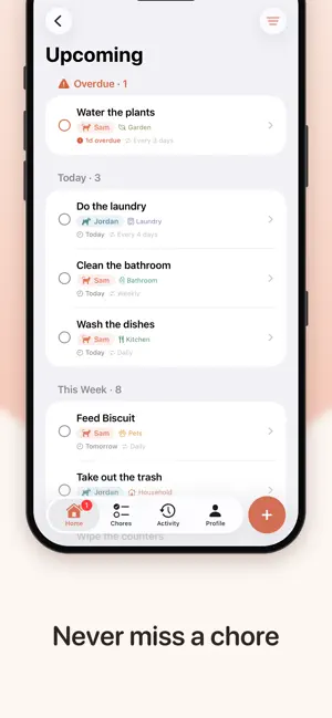 WeChores screenshot 1