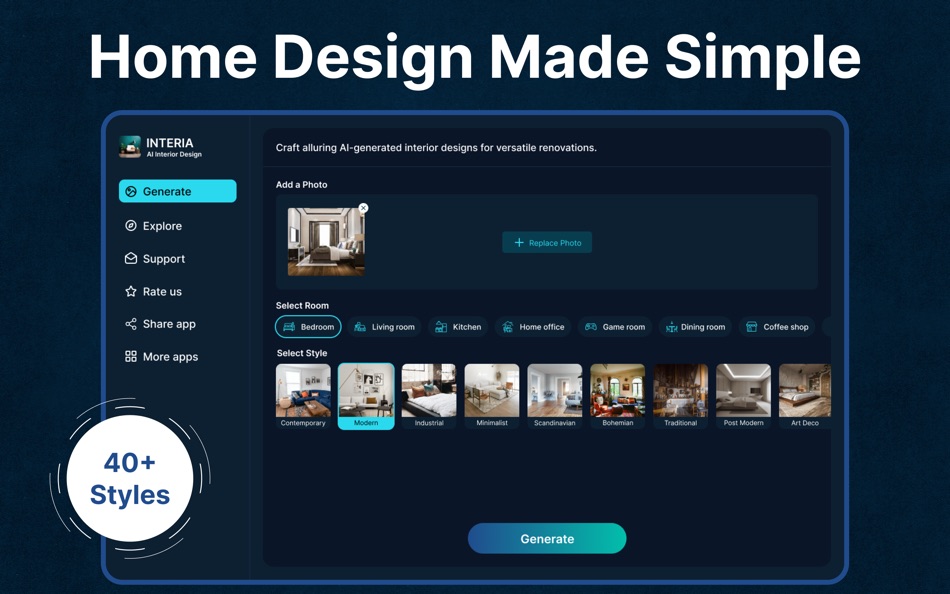 #2. AI Interior Design - Home AI (macOS) 由: Abdur Rehman