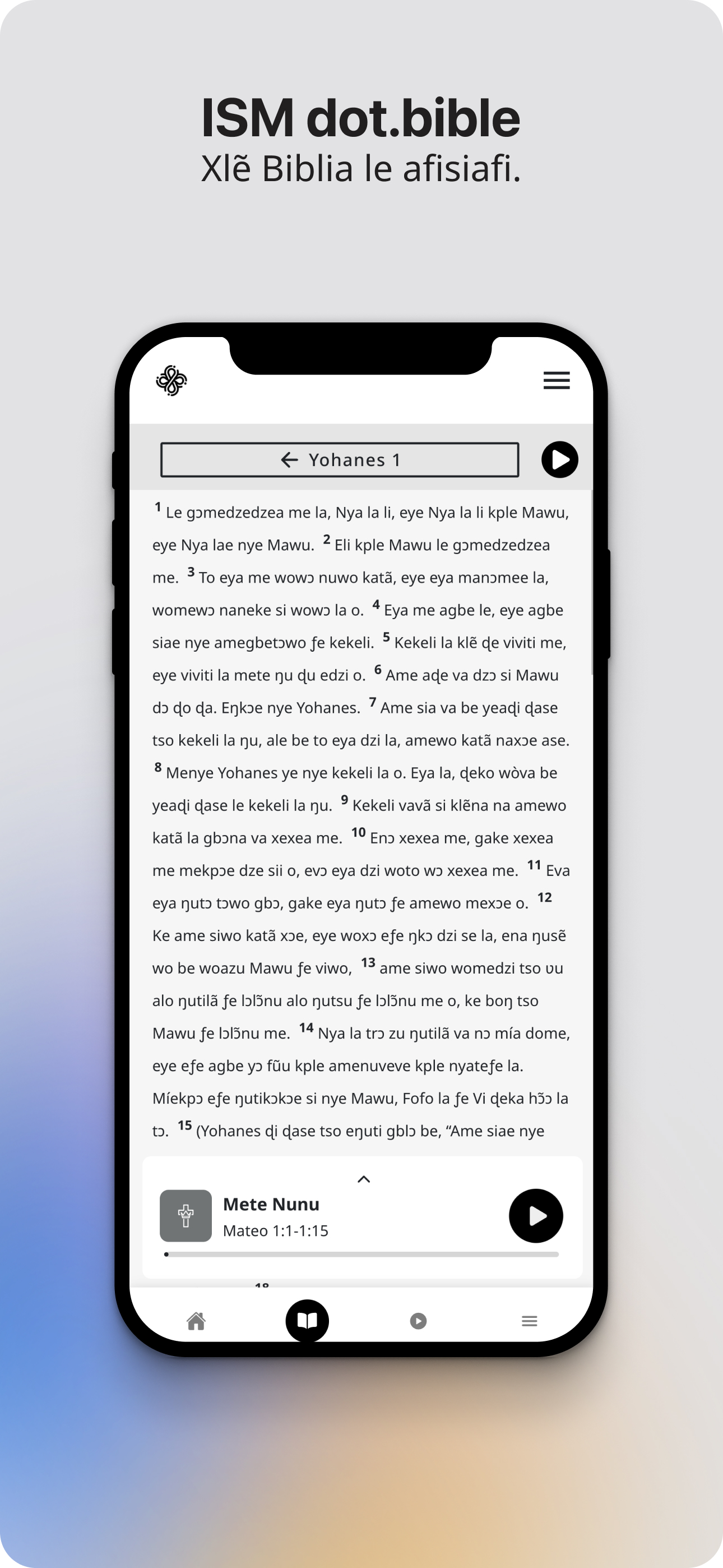 dot.Bible Eʋegbe (Ewe) screenshot 3