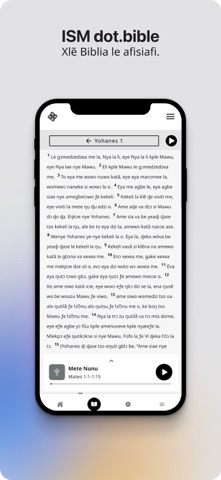 dot.Bible Eʋegbe (Ewe) iPhone screenshot
