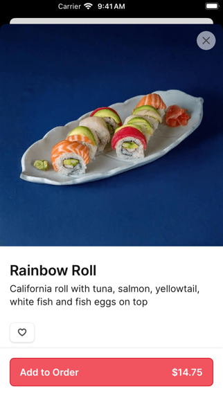 Wasabi Japanese Steakhouse NY iPhone screenshot 4 - Food & Drink app