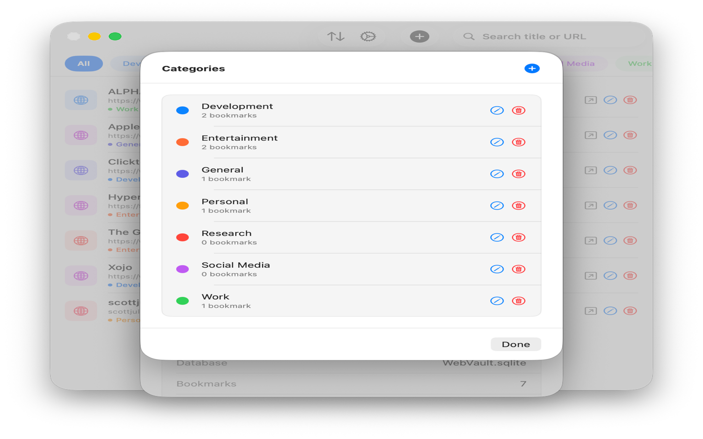 WebVault Personal