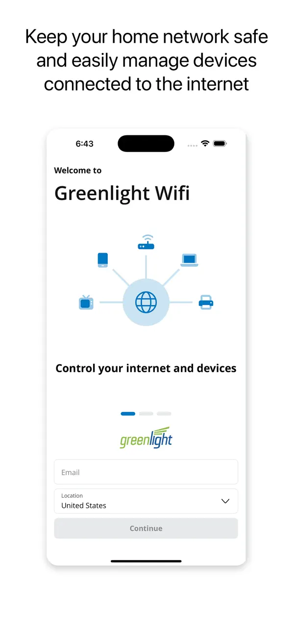 Screenshot #1 pour Greenlight Wifi
