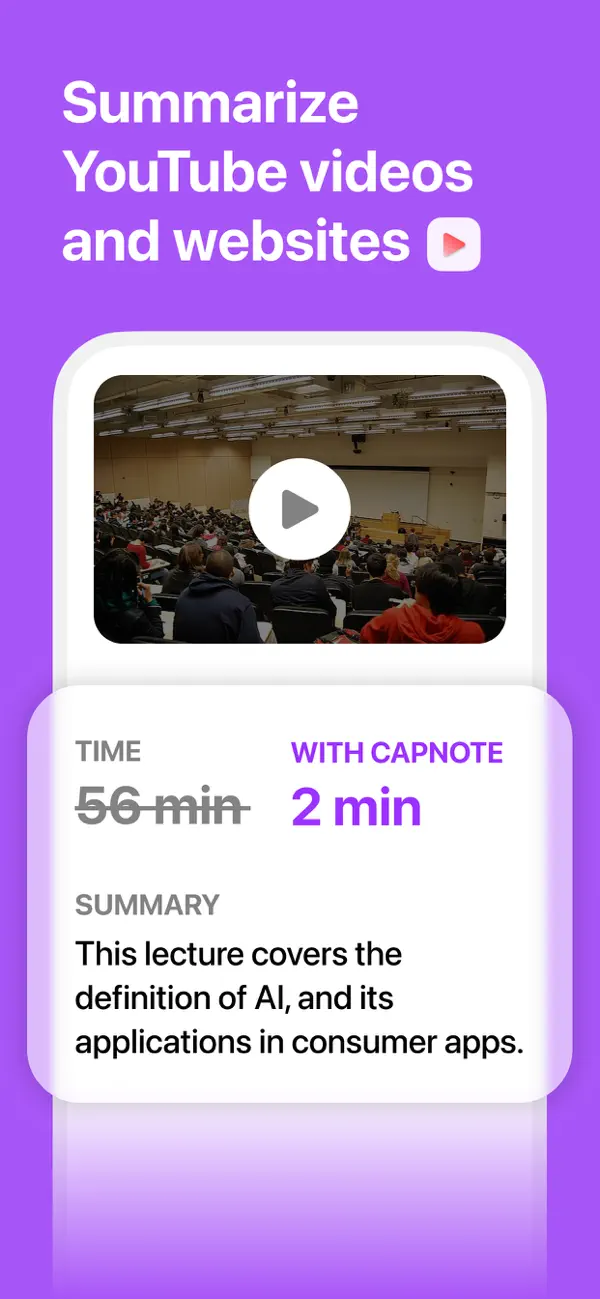 Screenshot #3 pour CapNote: AI Note Taker