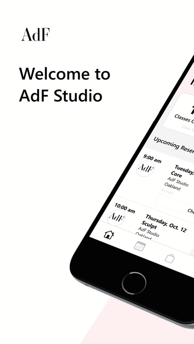 AdF Studio iPhone screenshot 1 - Health & Fitness app
