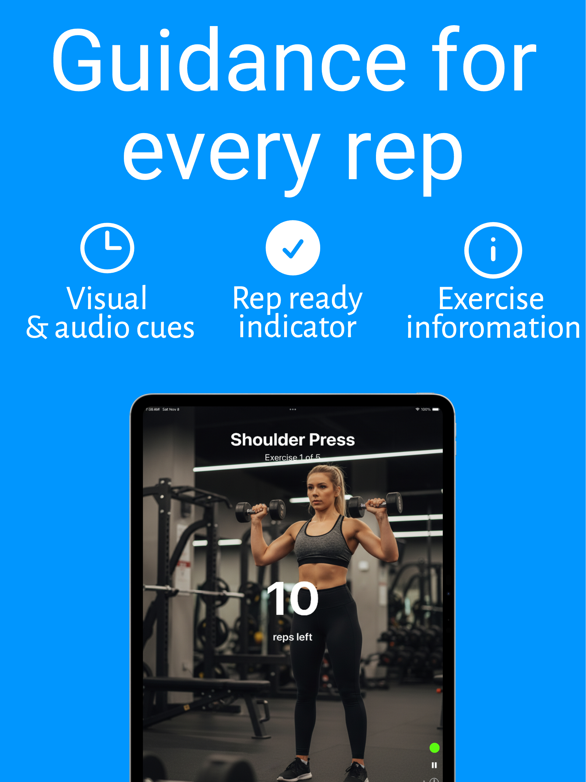 MyRepsCount Workout Tracker