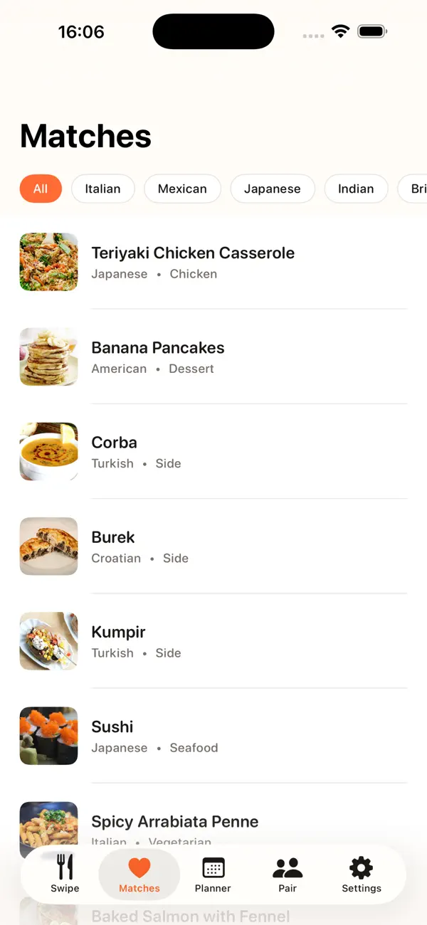 Screenshot #2 pour SwipeRecipe