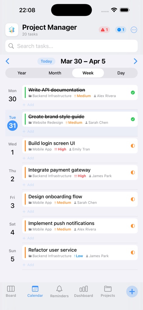 Project Manager - Workflow - App de Productividad | MWM