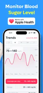 Blood Sugar & Diabetes Monitor screenshot #2 for iPhone