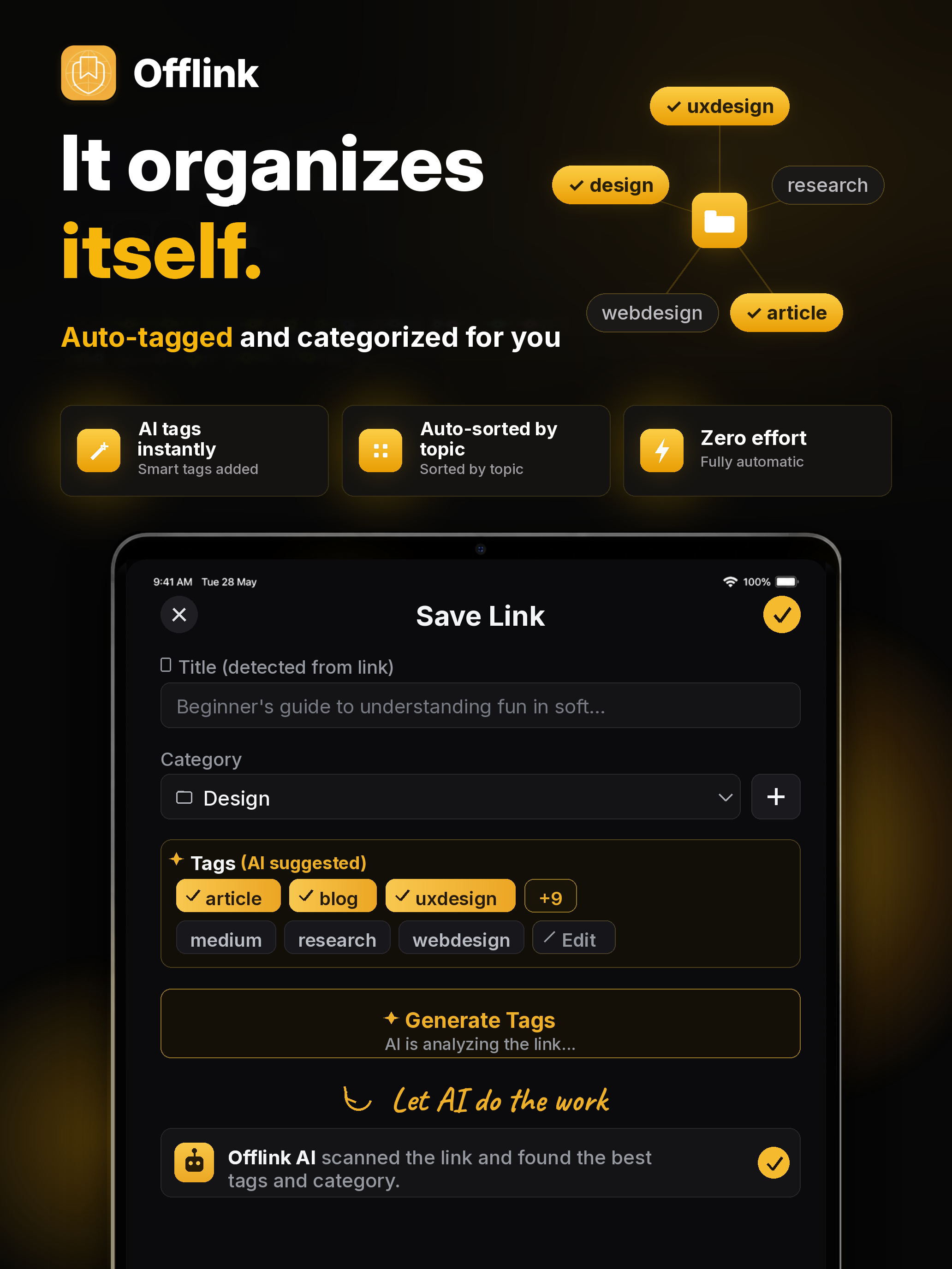 Offlink: Bookmark & Read Later screenshot 13